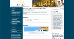 Desktop Screenshot of ifie.org