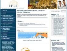 Tablet Screenshot of ifie.org